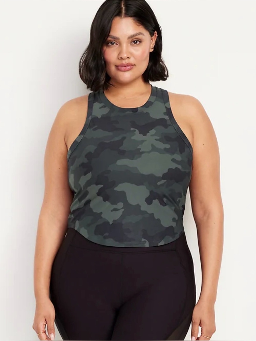 NWT Old Navy Powersoft Go-Dry Camo Racerback Activewear Tank Top size 4x